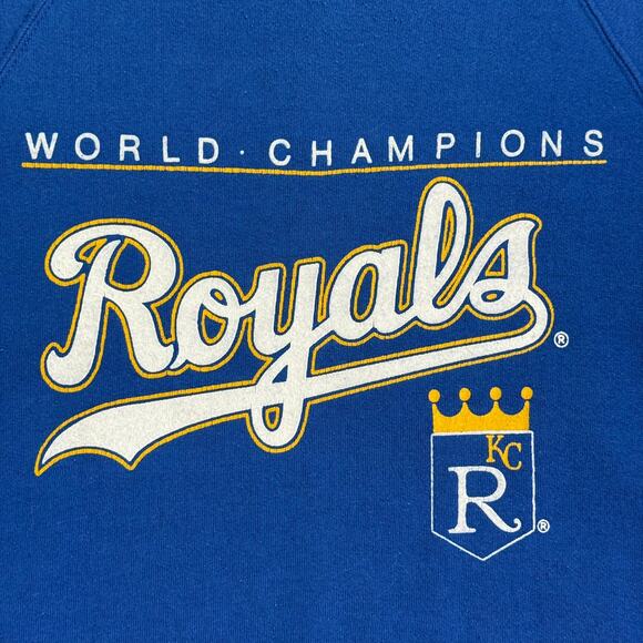 Vintage 1985 Kansas City Royals World Series Champions Sweatshirt - M - Picture 2 of 4